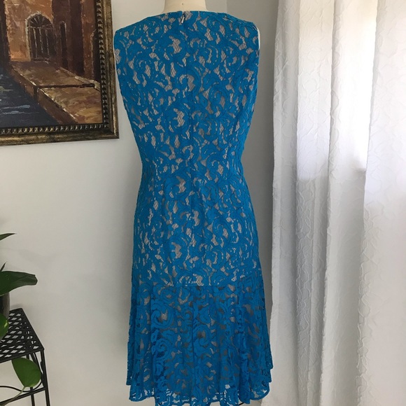 Sleeveless Fit and Flair Cocktail Midi Dress - Picture 7 of 16